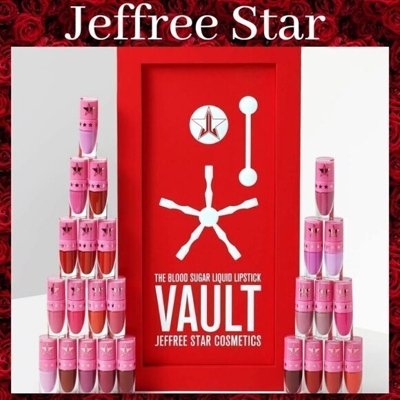 New Jeffree Star Cosmetics Blood Sugar Liquid Lipstick Vault - Picture 1 of 16